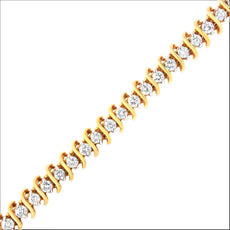 AGS Certified 18K Yellow Gold 5.00 Cttw 