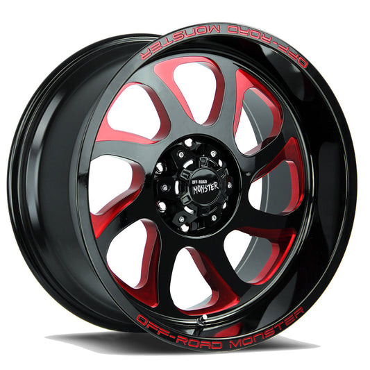 M22 Gloss Black Candy Red Milled-0