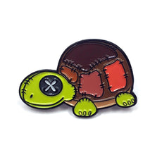 Plush Patchwork Turtle Pin - Puritific