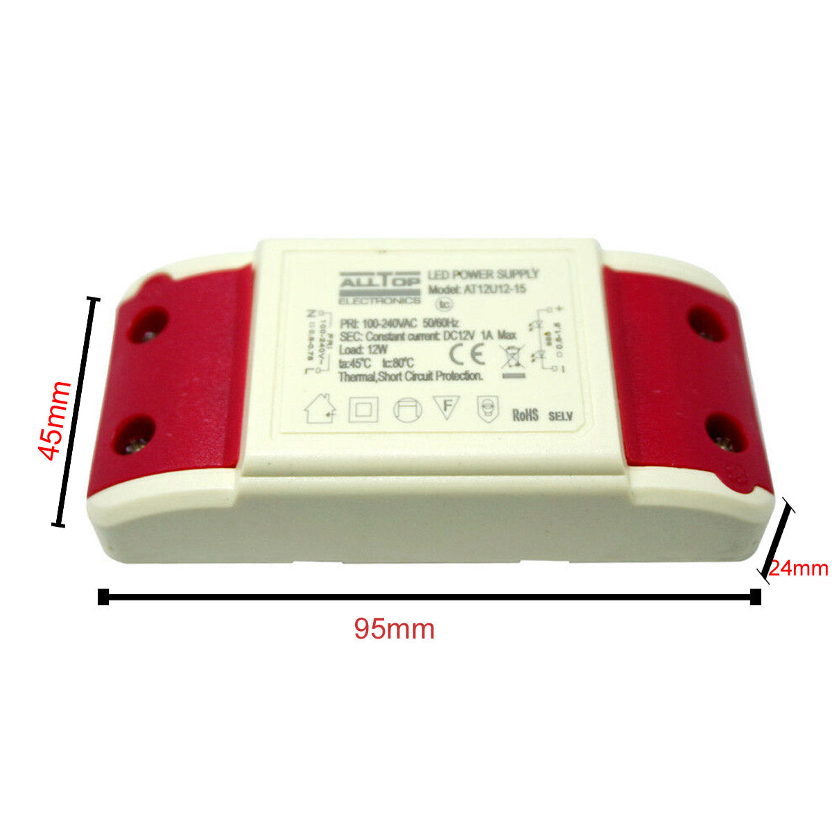 12W DC12V LED Driver Power Supply Transformer~3267-2