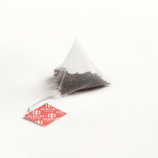 Pyramid Tea Bags - Organic Elderberry Hibiscus Herbal Tea - Genuine Tea Company - Toronto - Canada-1