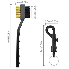 Golf Cleaning Brush For Club With Carabiner Groove Sharpene - Puritific