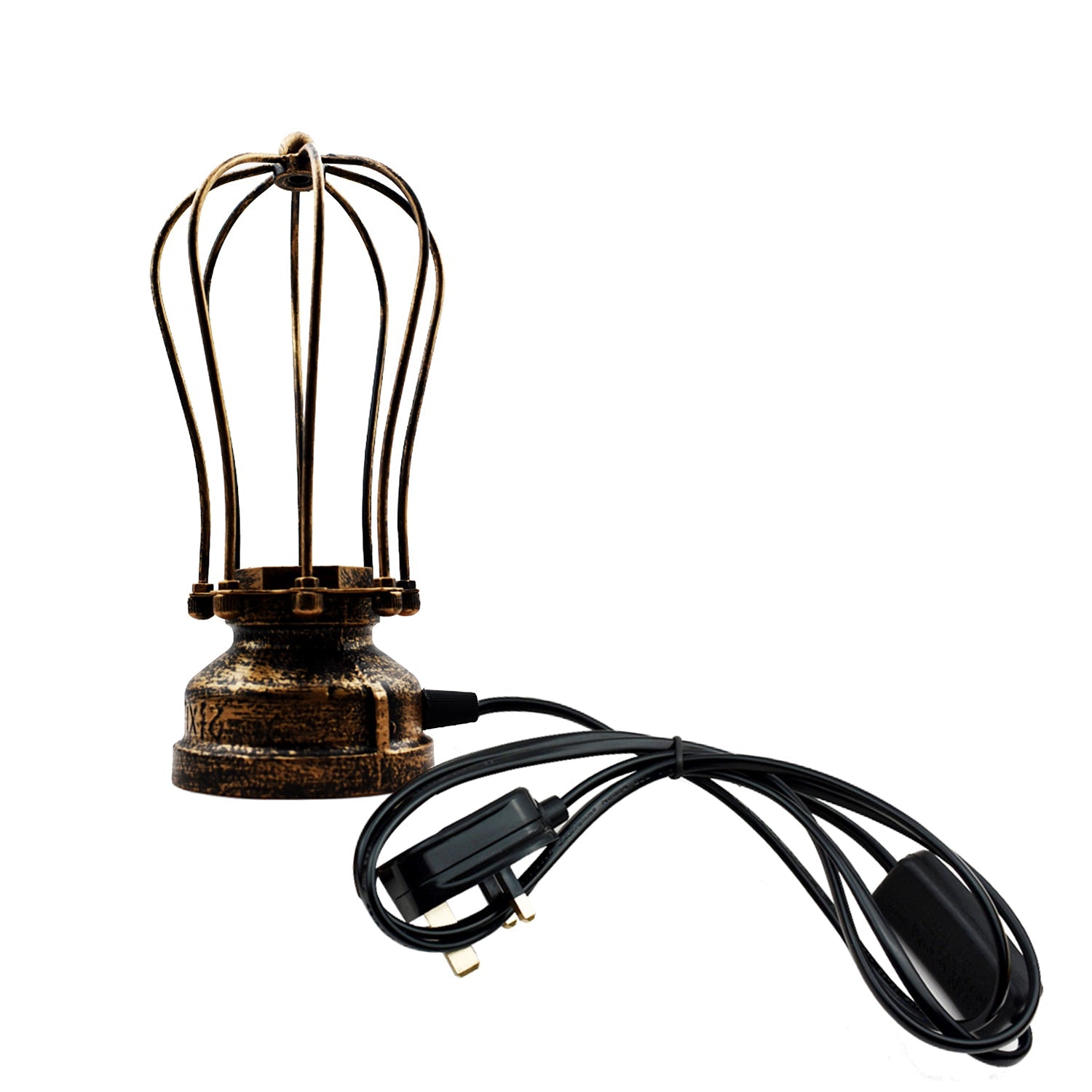 Table Lamp Light Industrial Table Lamp with Plug In Cord~5012-8