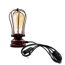 Table Lamp Light Industrial Table Lamp with Plug In Cord~5012-9