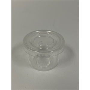 SOMI PC100GX, Cup Plastic Portion 1 oz PP Clear, 25x100,  8.00 LBS, PACK SIZE 2500-0