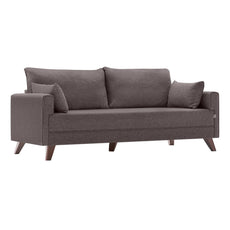 Sofa UTE three - seater Brown 208x81x85cm-0