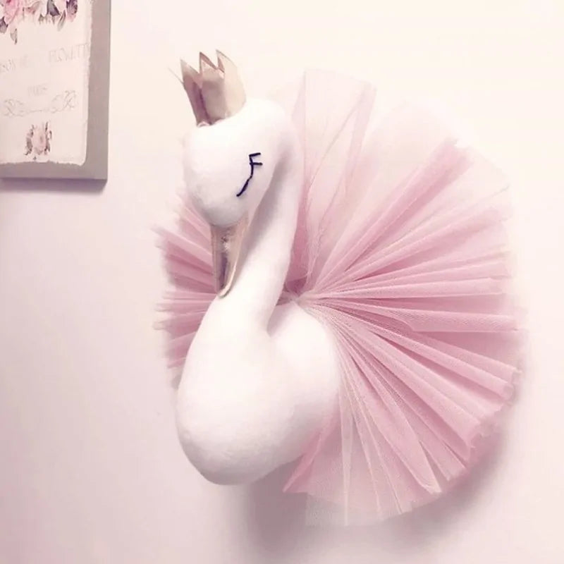 Flamingo Wall Mount Stuffed Toy - Puritific