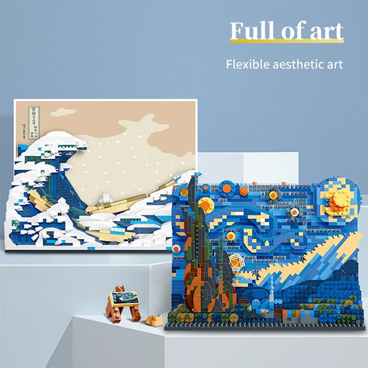 3D Art Painting Building Blocks - Puritific