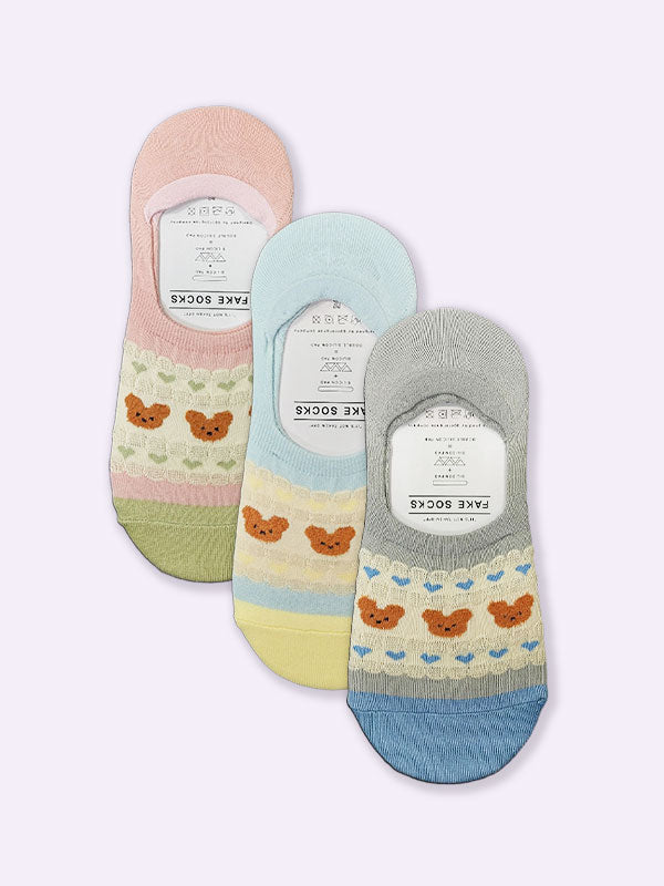 Pastel Bear Hide Shoeliner-0