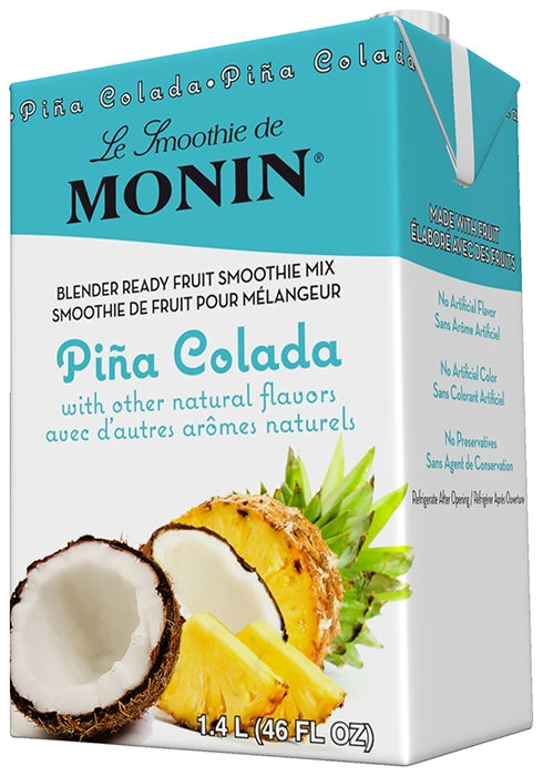 Pina Colada Fruit Smoothie Mix - Monin Canada - 6 x 46 oz-0