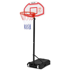 Pro Portable Basketball Stand System Hoop Height Adjustable Net Ring-0