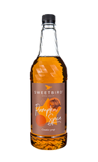 Sweetbird Syrup - Pumpkin Spice - 6 x 1 L Case - Vegan - Canadian Distribution-0