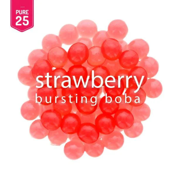 Strawberry Bursting Boba Pure25 - Popping Boba - Bossen - Canada-1