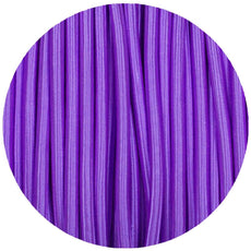 Braided Round Fabric Cable 2 Core Fabric Flex Purple~4729-2