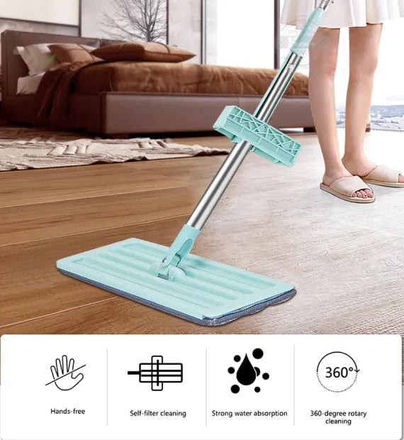 360 Hands-Free Microfiber Floor Mop - Puritific