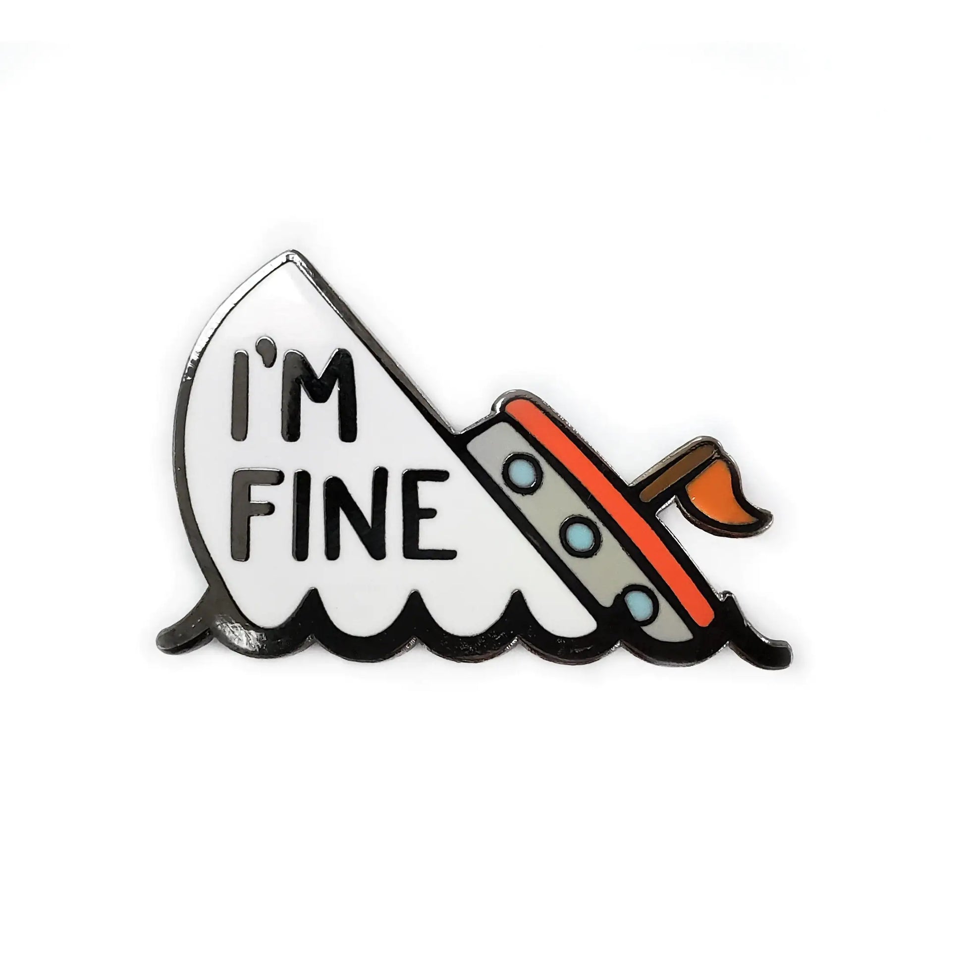 I'm Fine Boat Golf Ball Marker - Puritific