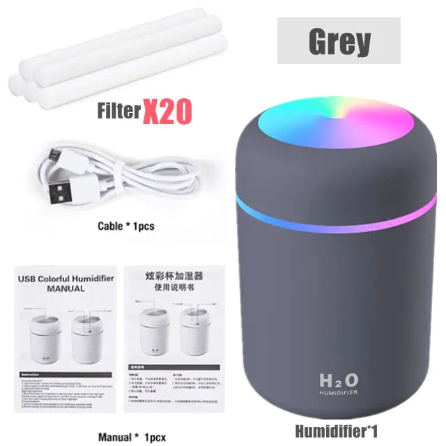 Colorful Cup Humidifier Mini Aroma Diffuser With Cool Mist - Puritific