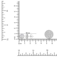 Sterling Silver 1 cttw Lab Grown Diamond Cluster Stud Earring (F-G Color, VS2-SI1 Clarity) - Puritific