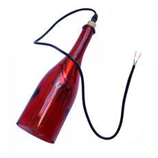 Red Wine Bottle Pendant Chandelier Glass Lighting~1422-1