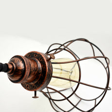 Vintage Ceiling Pendant Lights Industrial Metal Cage 3Way LED Hanging Retro Lamp~5101-4