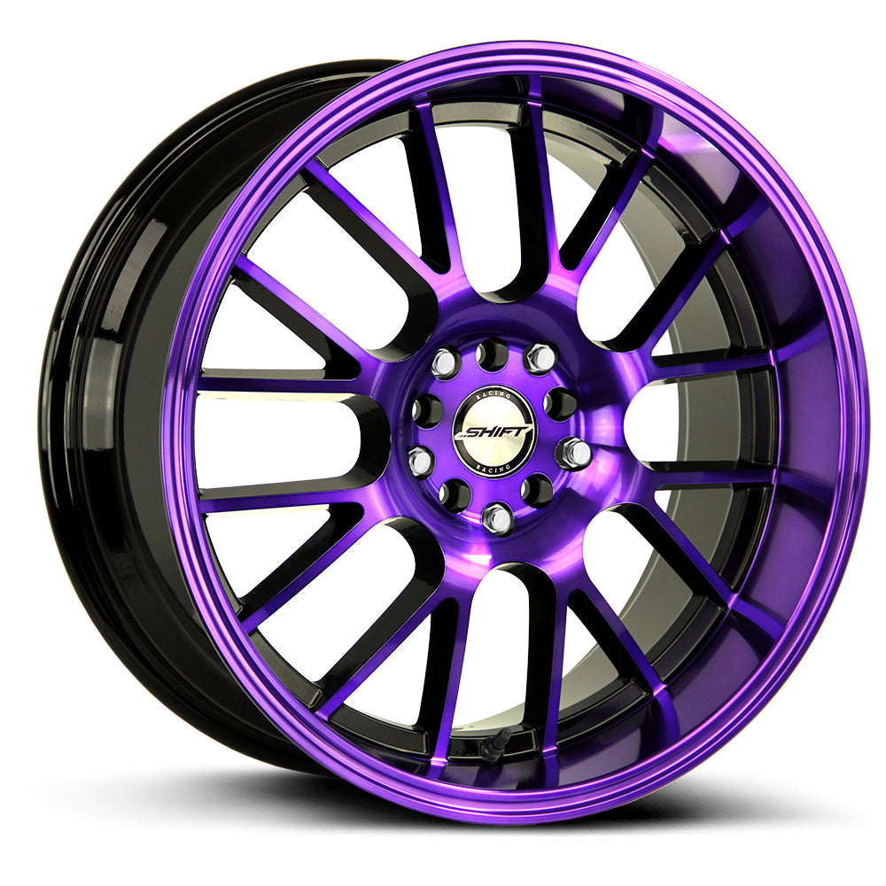 Crank Gloss Black Purple Machined-0