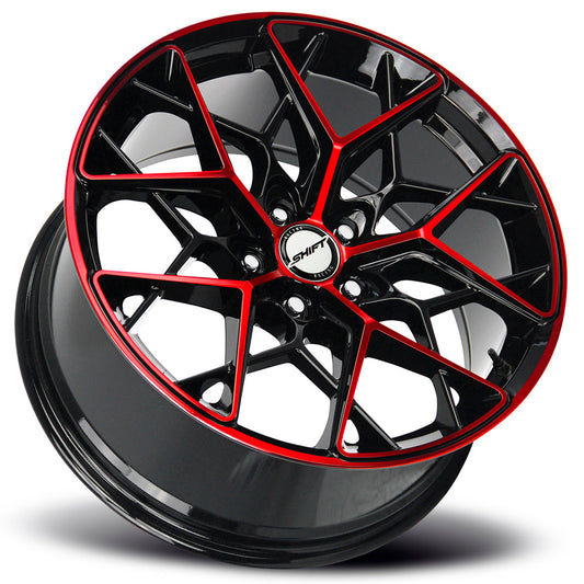 Piston Gloss Black Candy Red Machine-1