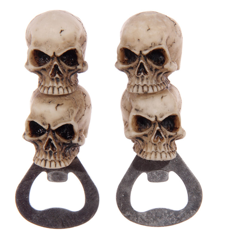 Bottle Opener - Double Skull SK232-0