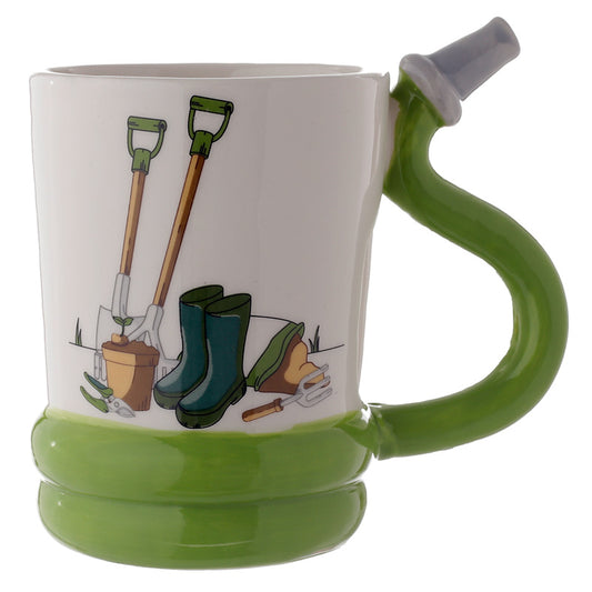 Shaped Handle Ceramic Mug - Garden Hose SMUG101-0