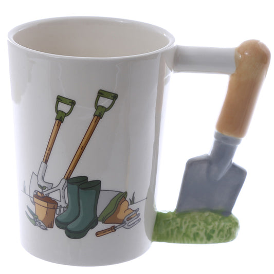 Shaped Handle Ceramic Mug - Garden Trowel SMUG103-0