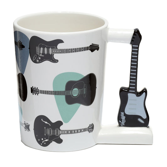 Collectable Shaped Handle Ceramic Mug - Headstock Guitar SMUG330-0