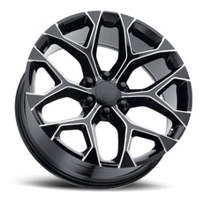 Snowflake Gloss Black Milled-1