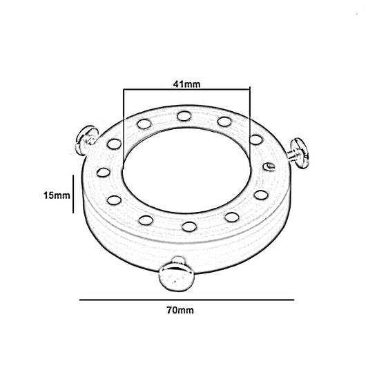 Satin Nickel Shade Ring Vintage Iron Ceiling Hook For Pendants Fixtures Chandelier Holder~1211-1