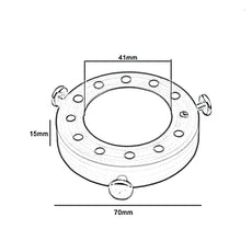 Satin Nickel Shade Ring Vintage Iron Ceiling Hook For Pendants Fixtures Chandelier Holder~1211-1