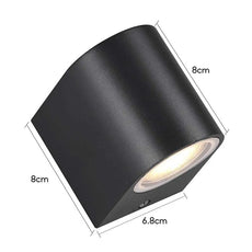 3W Modern Outdoor LED  Black wall lights ~4961-2