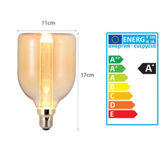 3W E27 Screw Vintage Style LED bulb Non dimmable filament ~5075-2