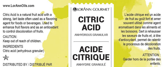 Citric Acid (Anhydrous Granular) - Specialty Ingredients - 16 oz. Bag-1