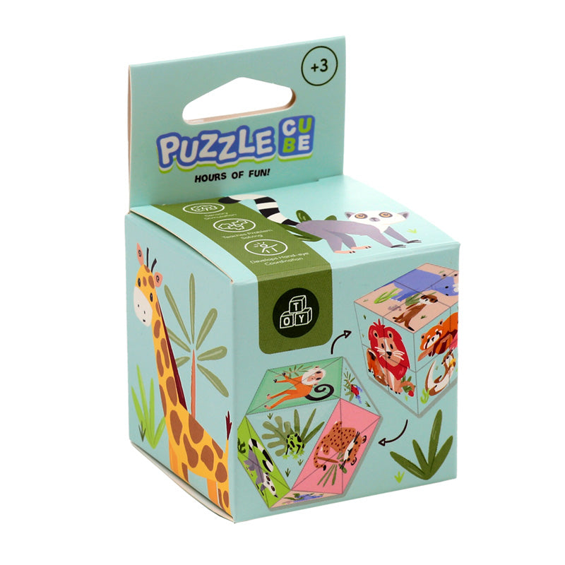 Puzzle Cube Toy - Zooniverse TY935-0