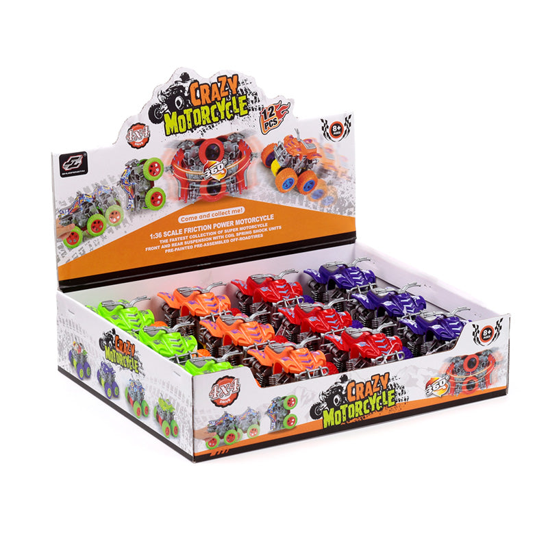 Push/Pull Action Toy - 4x4 Stunt Quad Bike TY944-0