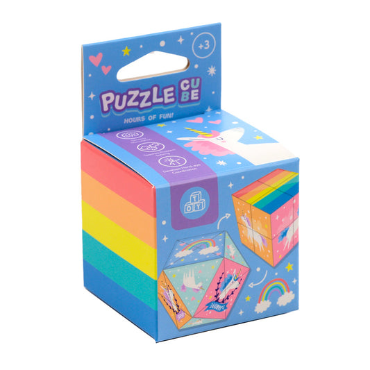 Puzzle Cube Toy - Unicorn Magic TY954-0