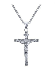 Stainless Steel Chain Cross Necklace - Puritific