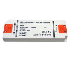 60W Ultra Thin LED Driver AC 230V to DC12V Power Supply Transformer~3270-1