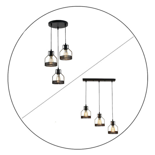 3 Way Cluster Pendant Ceiling Lights~2140-0