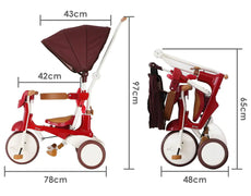 iimo 3-in-1 Foldable Tricycle with Canopy - Puritific