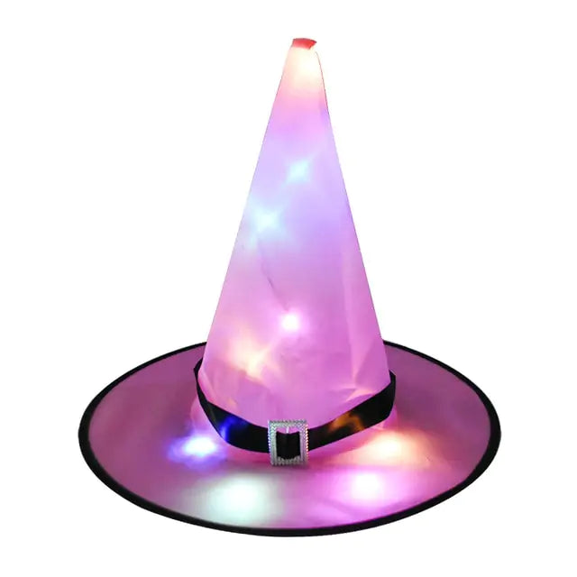 Witch Hat with LED Light - Puritific