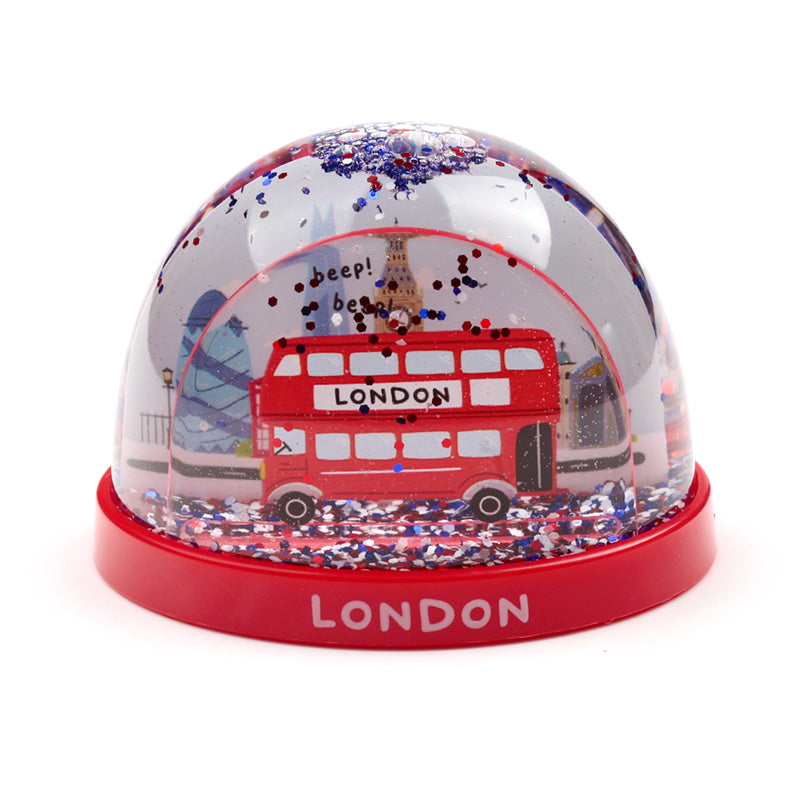 Collectable Snow Storm - London Souvenir London Bus WB31-0