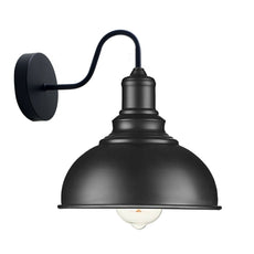 Wall Light With Switch Indoor Wall Swing Arm Rotating E27 Black~1852-4