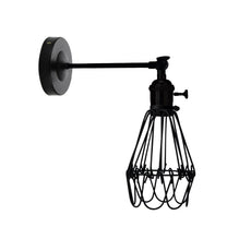 Creative Retro Industrial E27 Wall Lamp Water Lilly Metal Guard Wall Light~3428-3