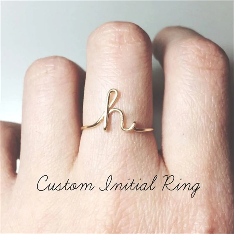 Initial Name Rings - Puritific