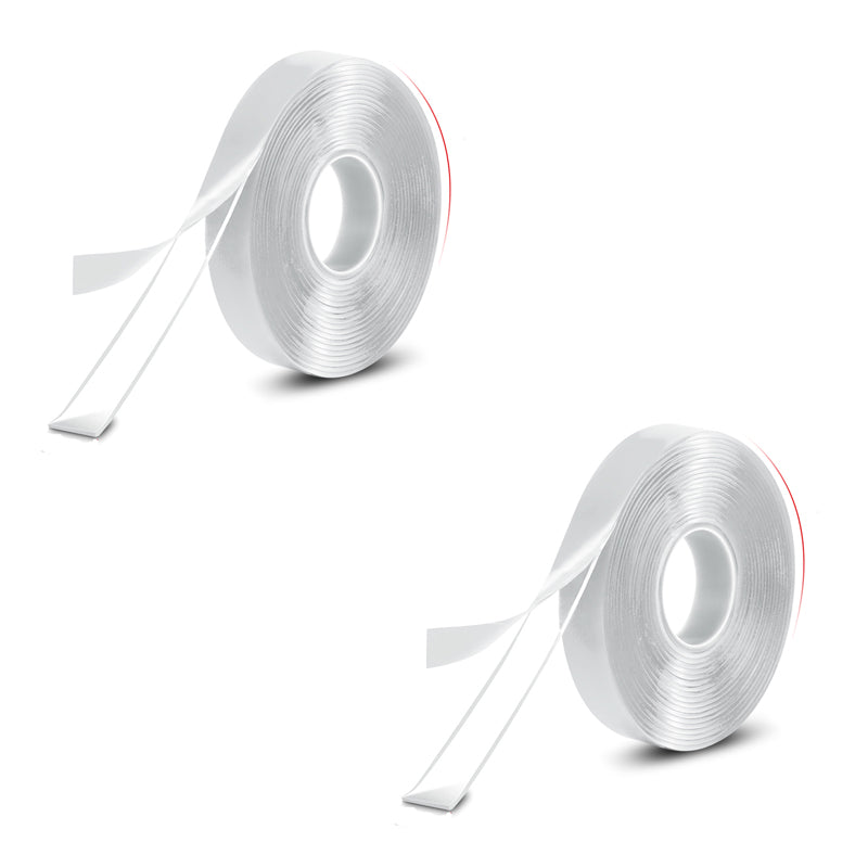 2 Pack Duty Transparent Double Sided Heavy Clear Mounting Tape~5207-4