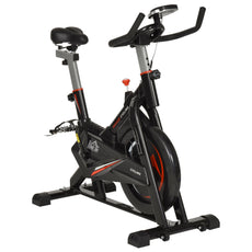 Steel Stationary Bike 5-Level Exercise Bike w/ LCD Monitor-1